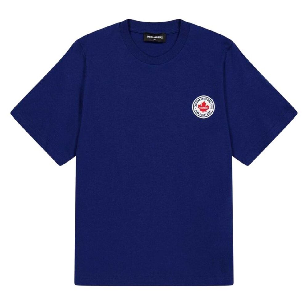 DSquared2 Childrens/Kids Dsquared Small Logo Regular T-Shirt / Blue